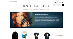 Desktop Screenshot of andreaberg.warnerartists.net