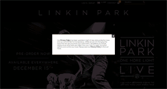 Desktop Screenshot of linkinpark.warnerartists.net