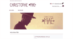 Desktop Screenshot of christophemae.warnerartists.net
