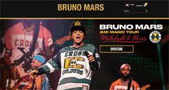 Desktop Screenshot of brunomars.warnerartists.net