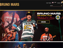 Tablet Screenshot of brunomars.warnerartists.net